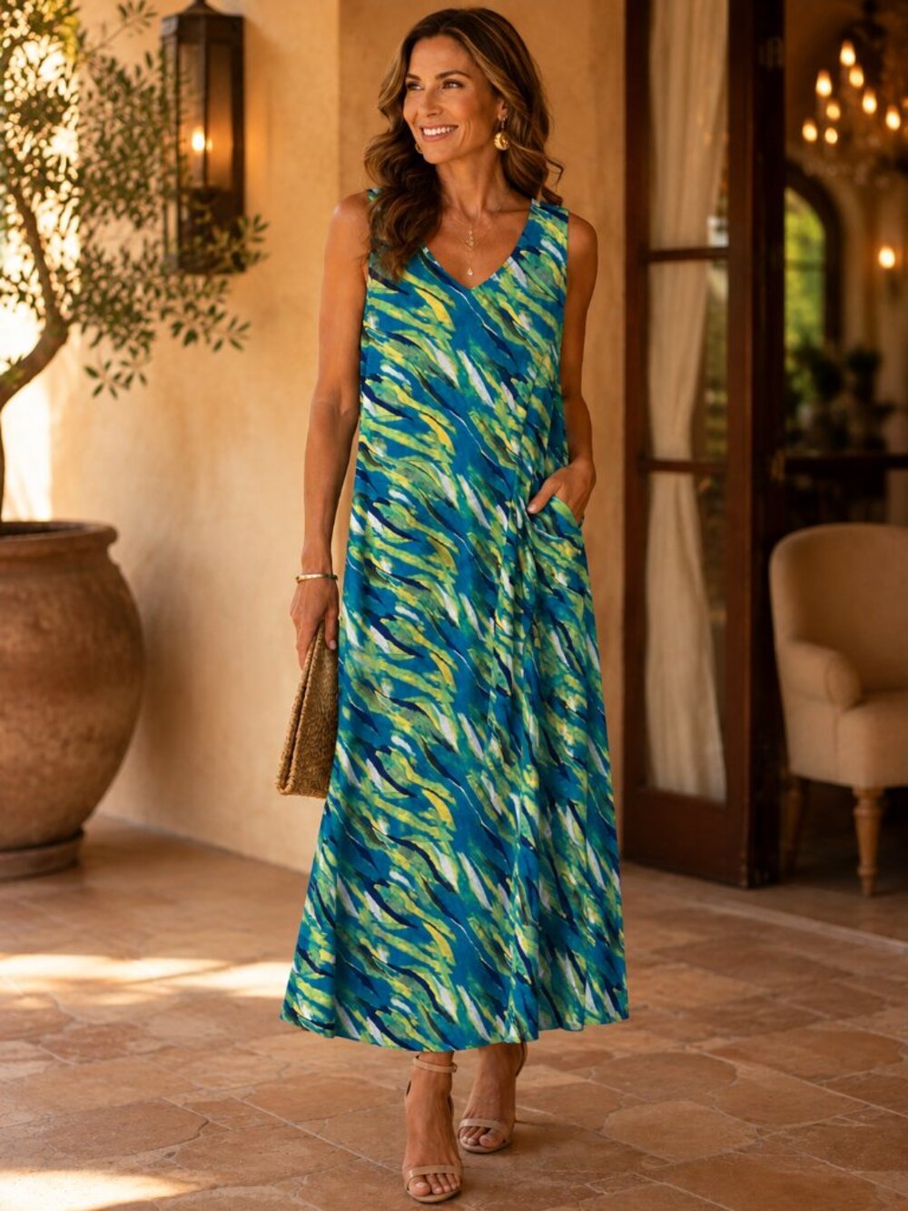 Vine Street Apparel Maxi Dress in Size S, M, L, XL and 2x NWT
